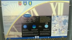 Infotafel am Planetenweg