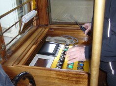Steuerpult Standseilbahn